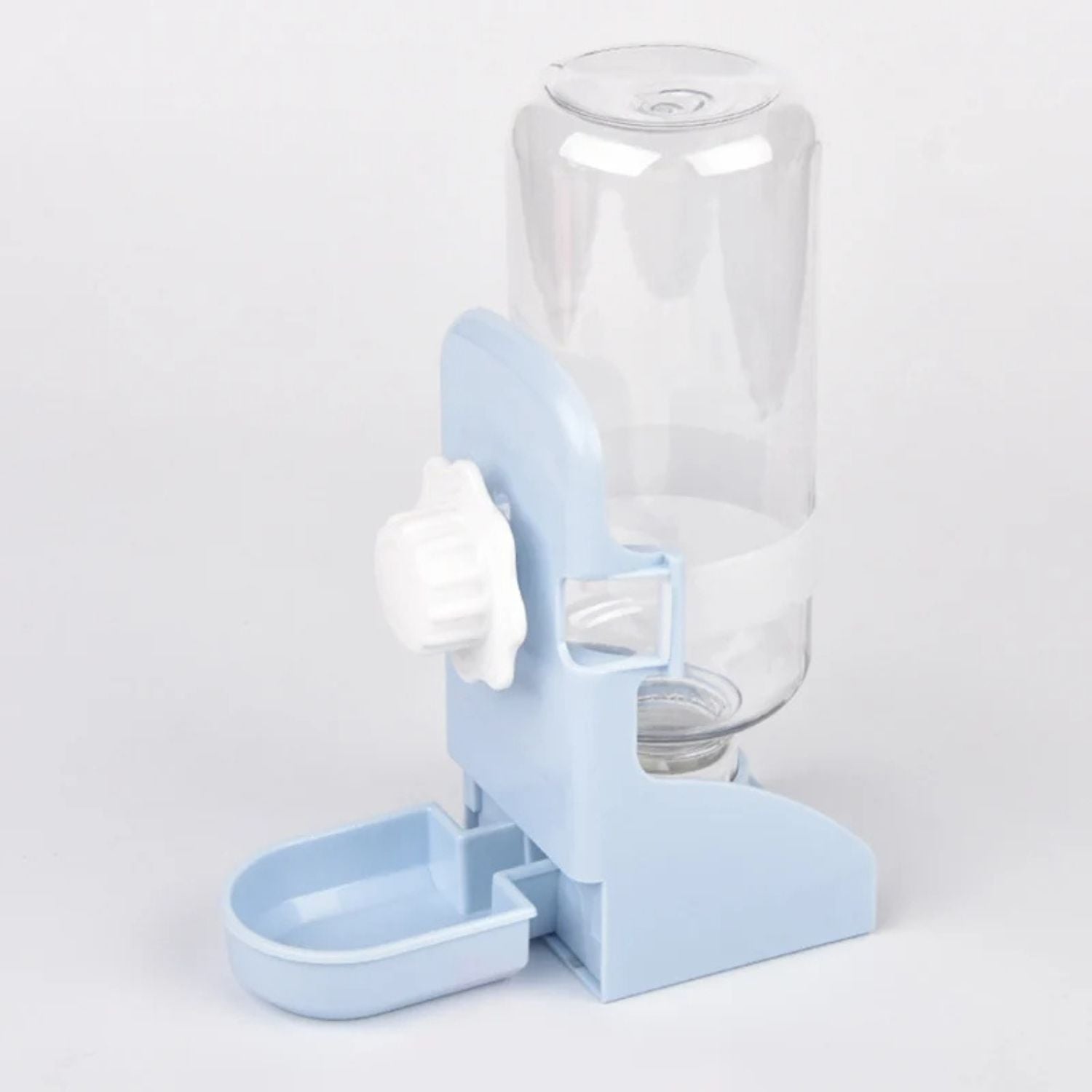 Kleine Dieren Waterbak blauwe automatische dispenser met dop